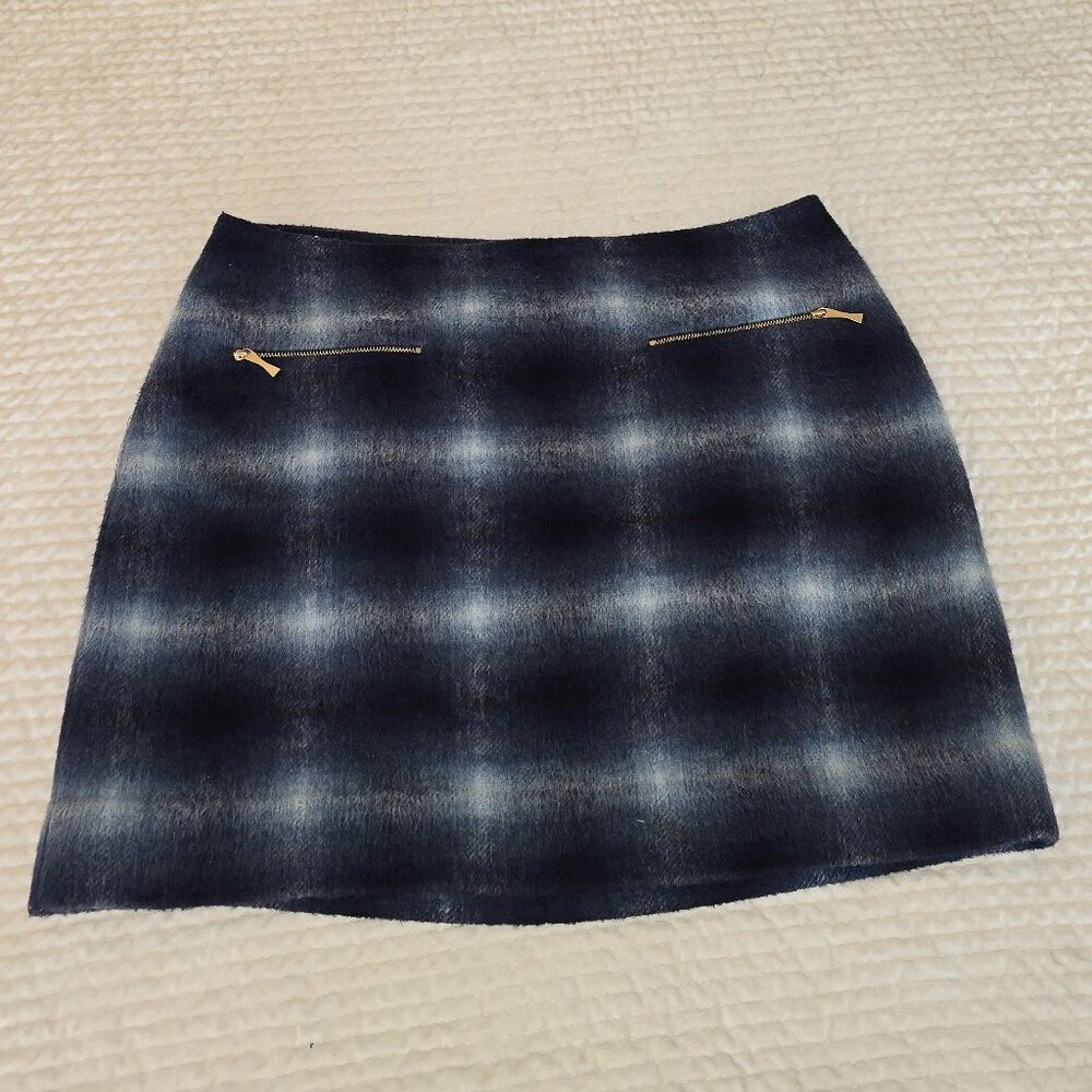 Kate spade warm plaid skirt